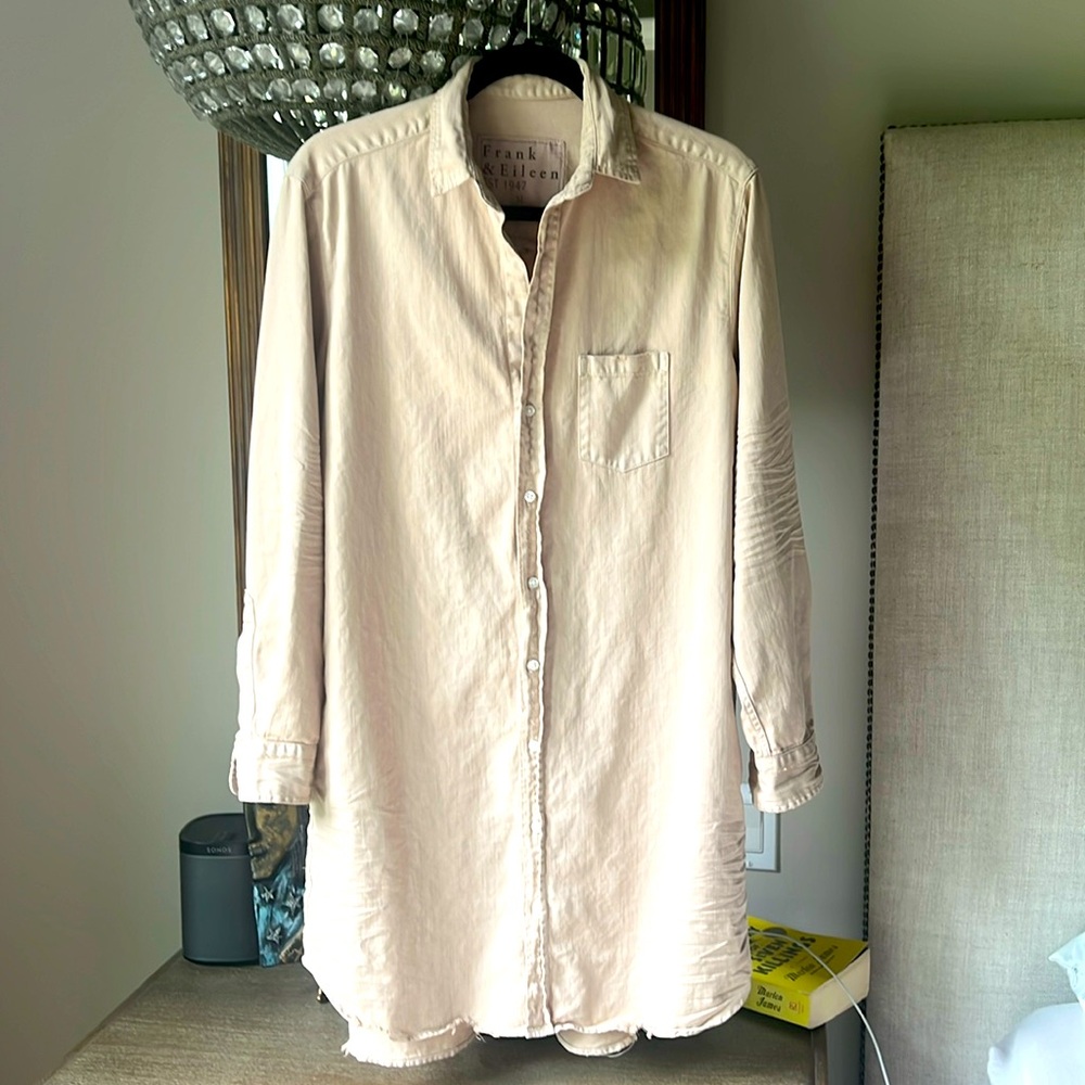 Frank & Eileen shirtdress, M, excellent condition.